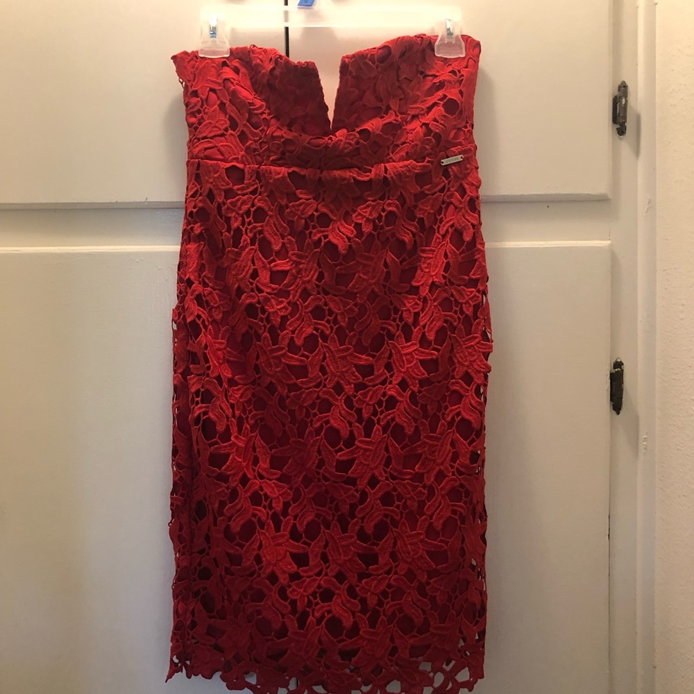 NWT Strapless GUESS mini dress